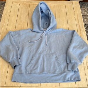 TNA Aritzia Blue Hoodie Sweatshirt Medium 2
